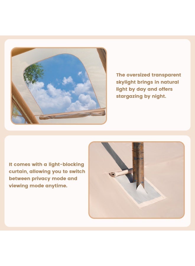 Pakicetus Super Large12㎡ Easy Set Inflatable Camping Tent, Four Seasons Universal, Safe Haven - Image 5